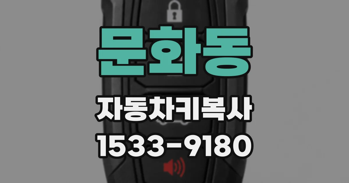 문화동 자동차키복사