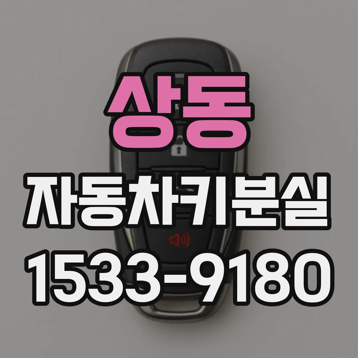 상동 자동차키분실
