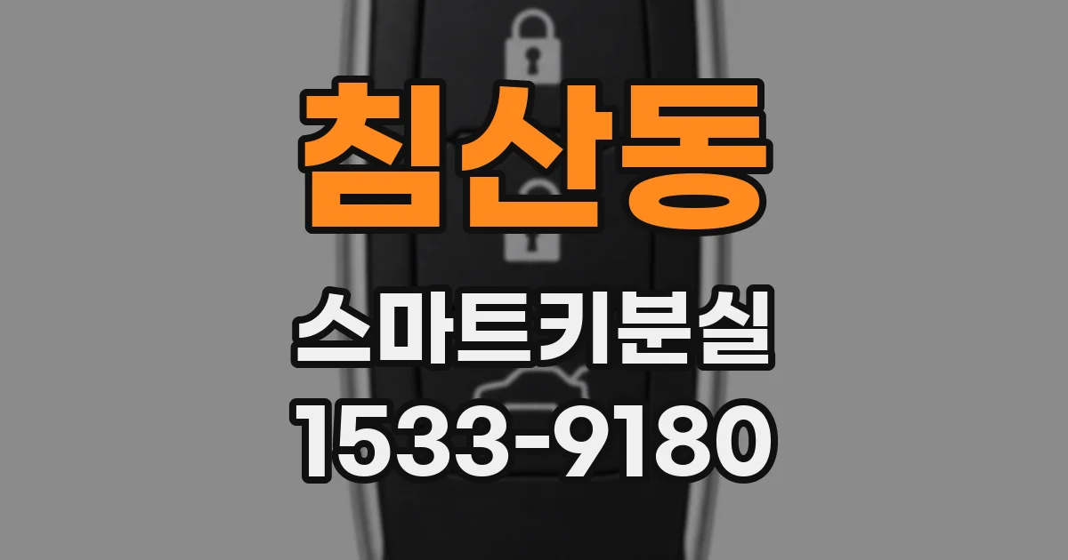 침산동 스마트키분실