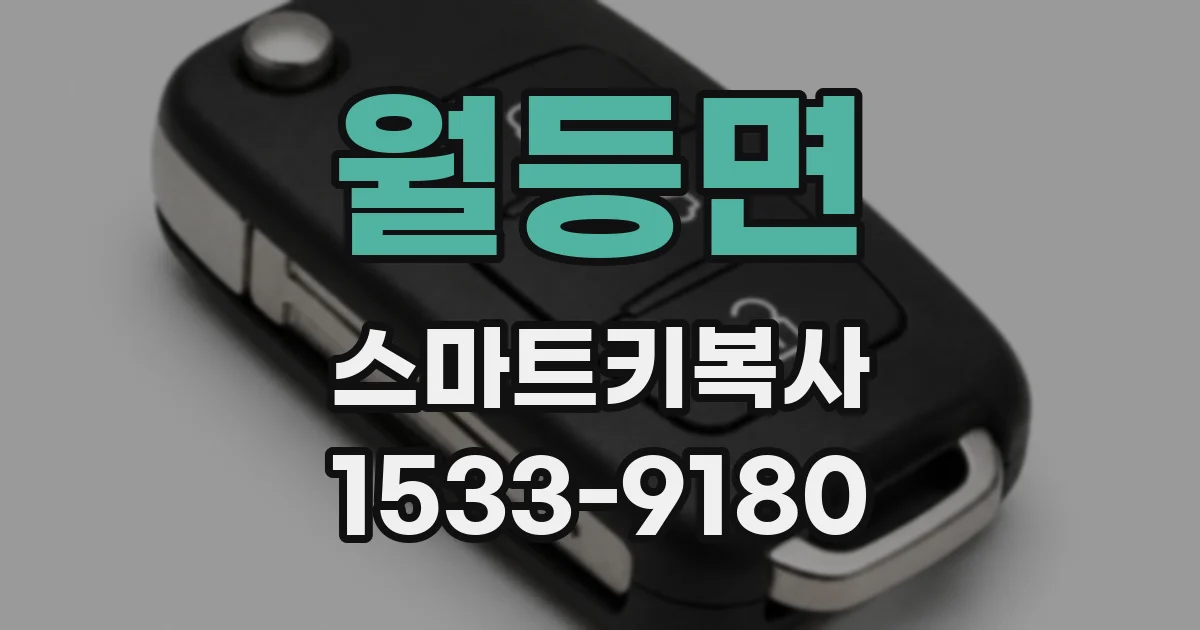 월등면 스마트키복사