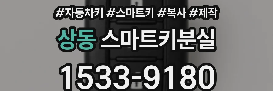 상동 스마트키분실