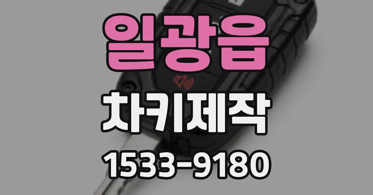 일광읍 차키제작