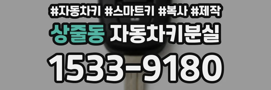 상줄동 자동차키분실