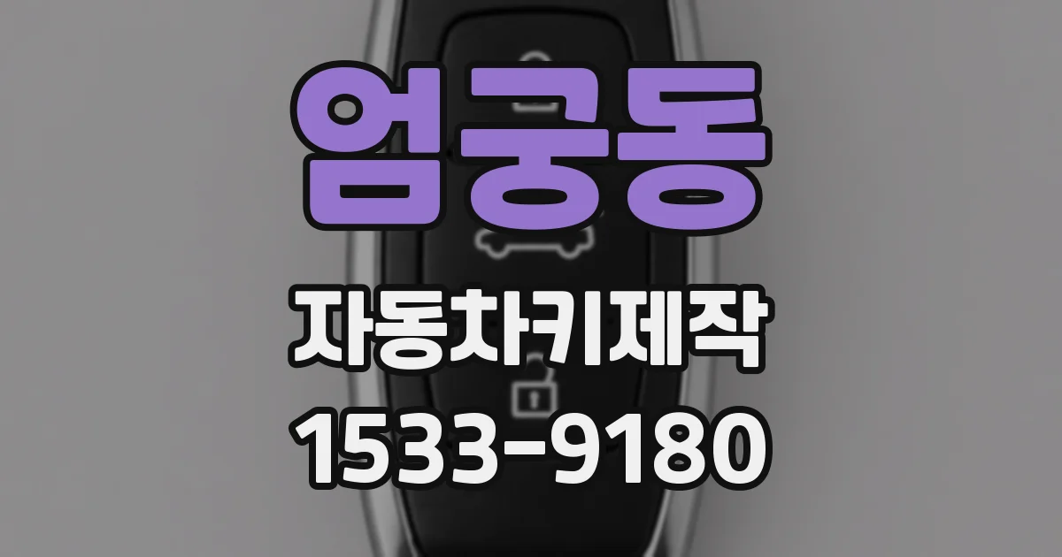 엄궁동 자동차키제작