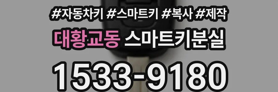 대황교동 스마트키분실
