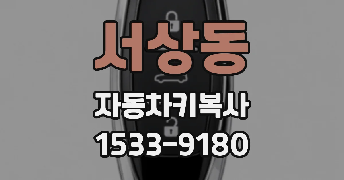 서상동 자동차키복사