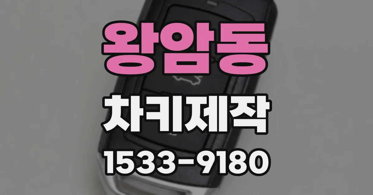 왕암동 차키제작