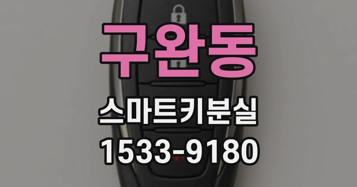 구완동 스마트키분실