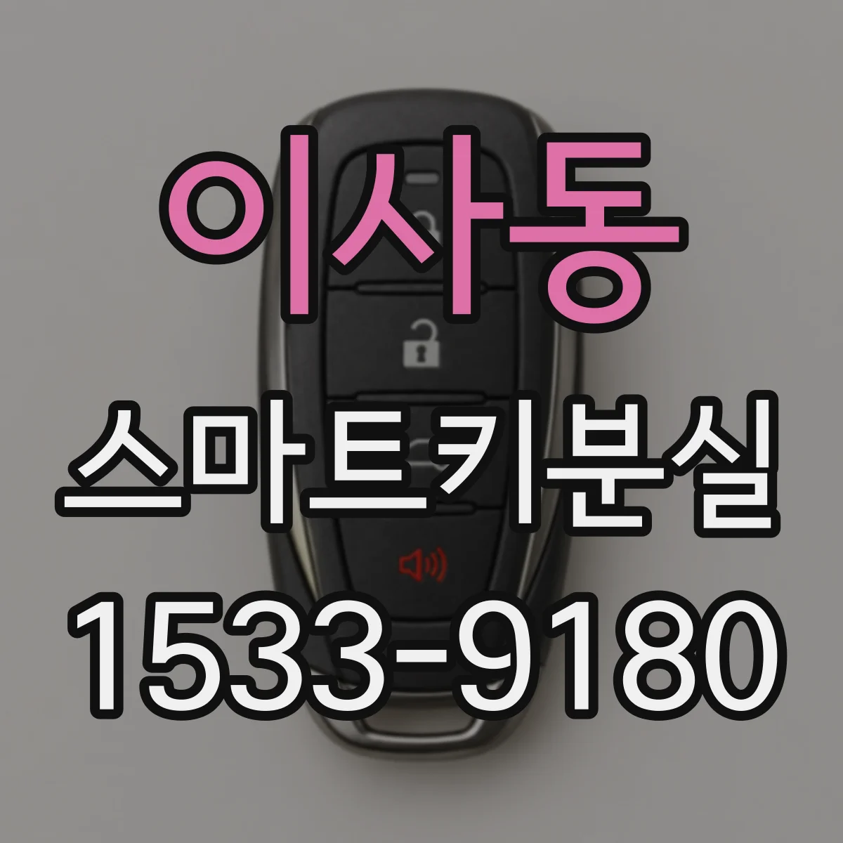 이사동 스마트키분실