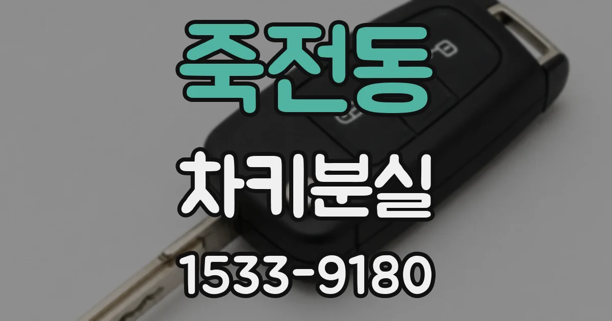 죽전동 차키분실