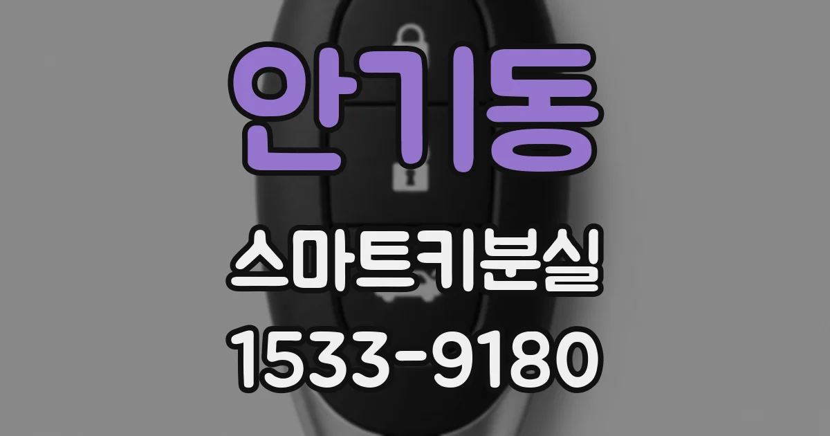 안기동 스마트키분실
