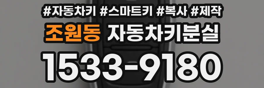 조원동 자동차키분실