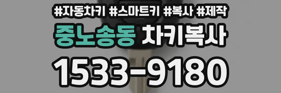 중노송동 차키복사