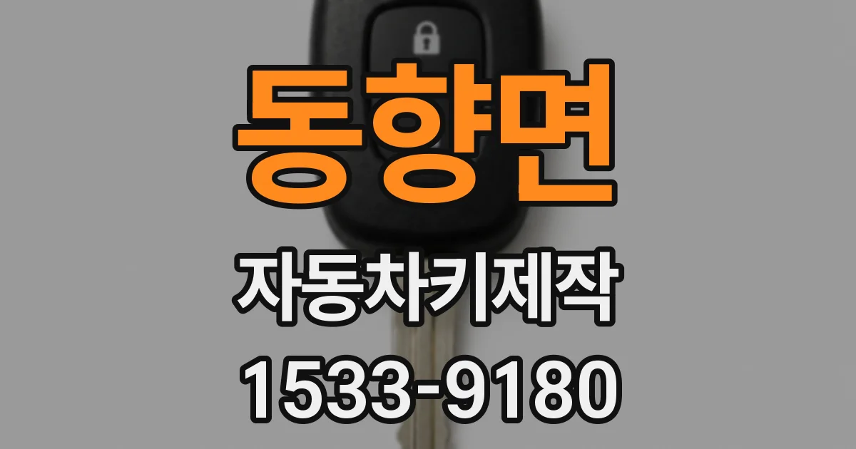 동향면 자동차키제작