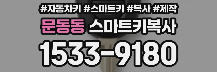 문동동 스마트키복사