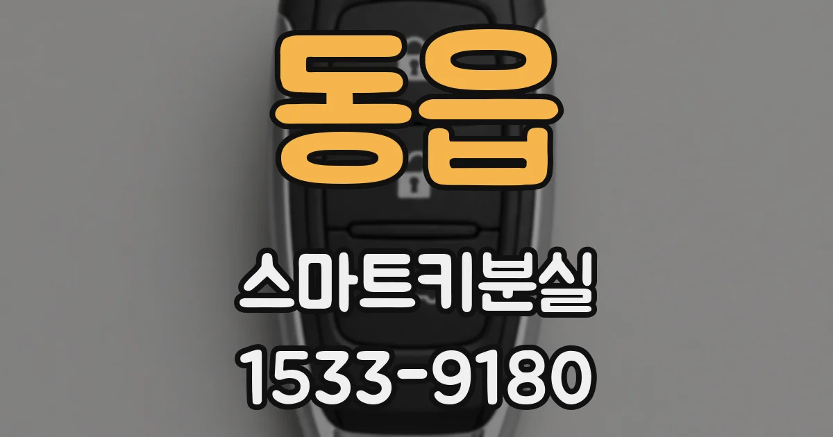 동읍 스마트키분실