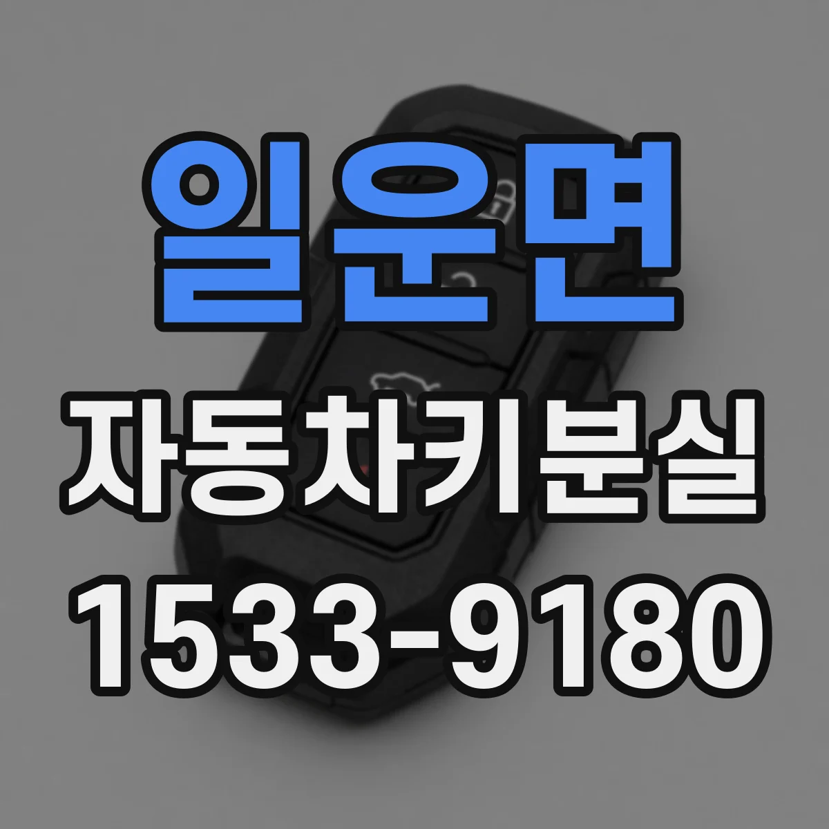 일운면 자동차키분실