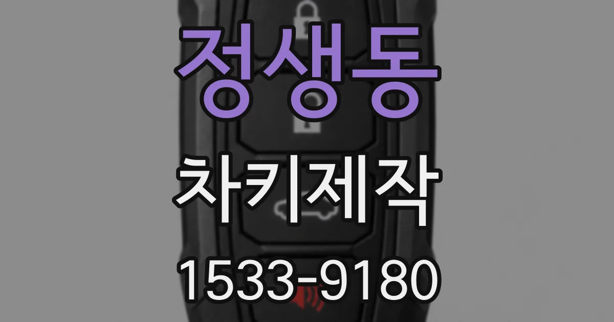 정생동 차키제작