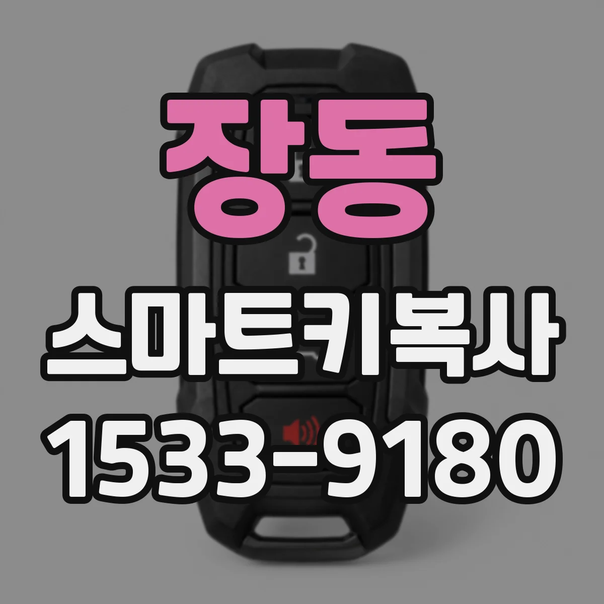 장동 스마트키복사