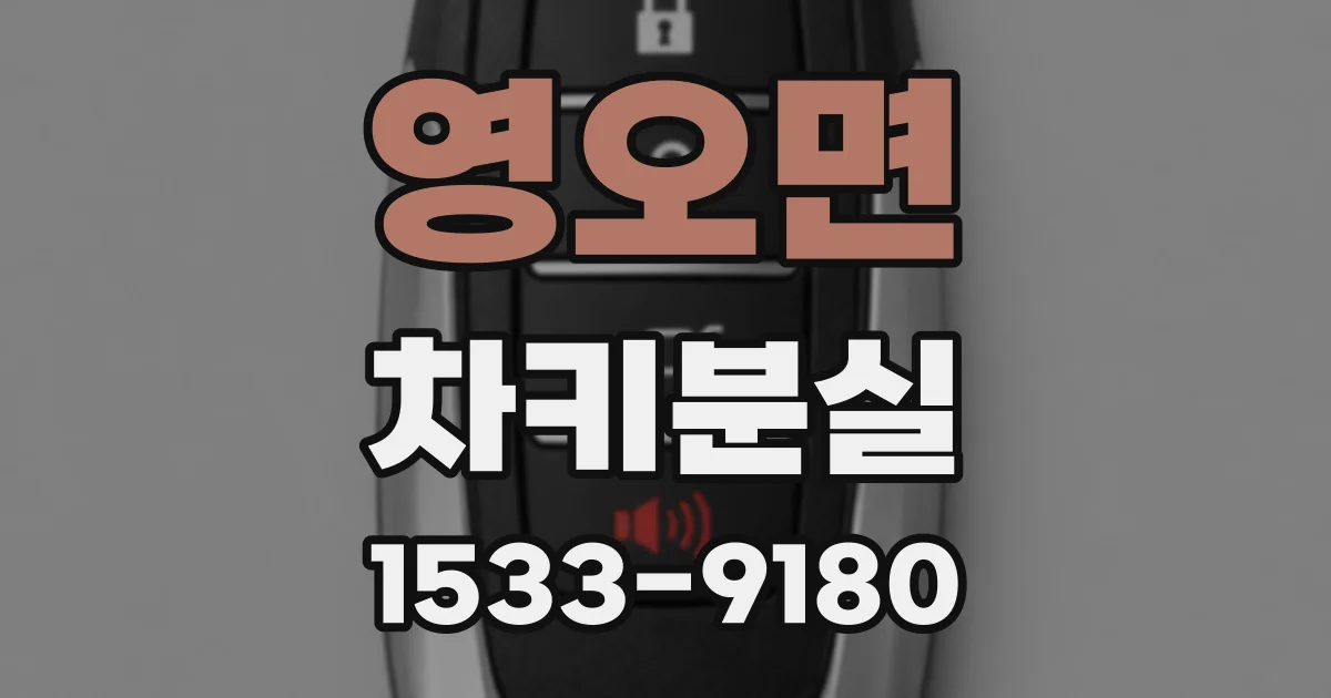 영오면 차키분실