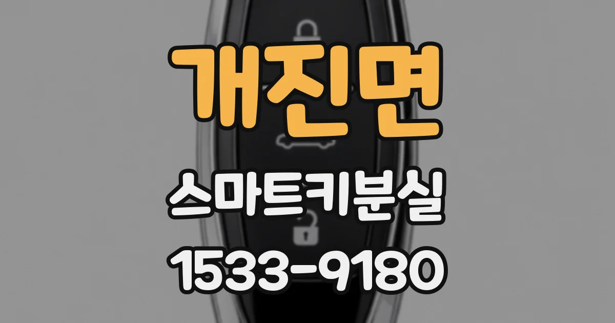 개진면 스마트키분실