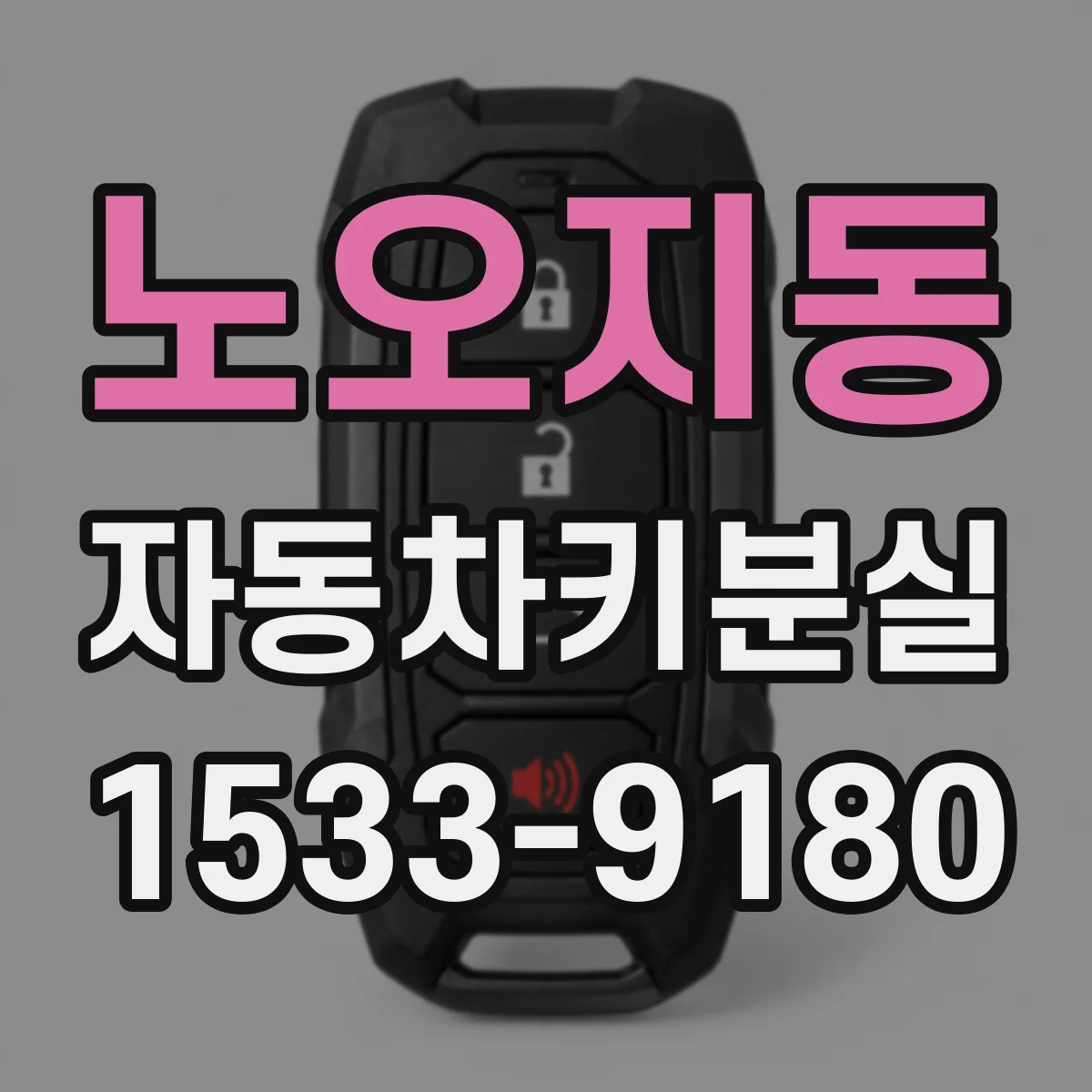 노오지동 자동차키분실