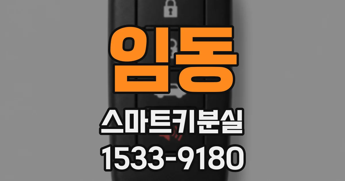 임동 스마트키분실