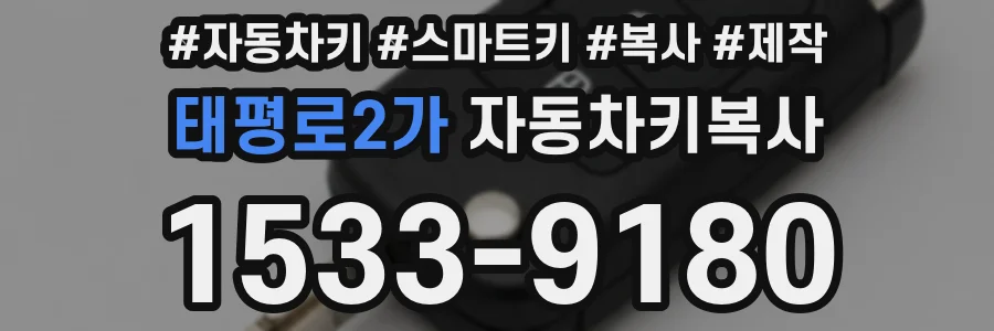 태평로2가 자동차키복사