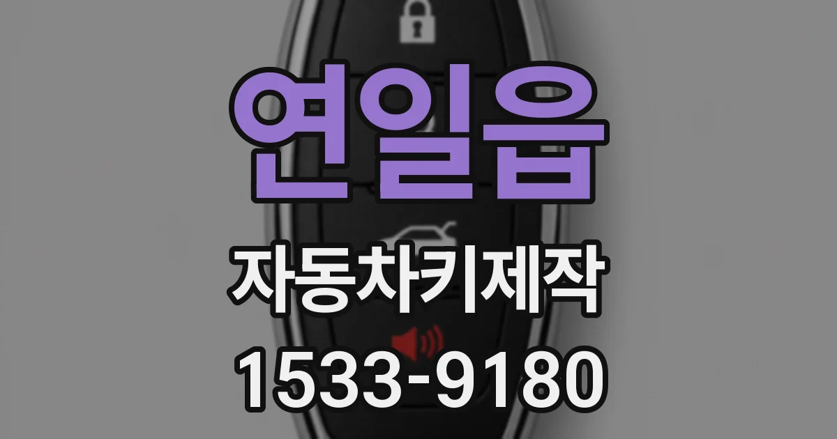 연일읍 자동차키제작