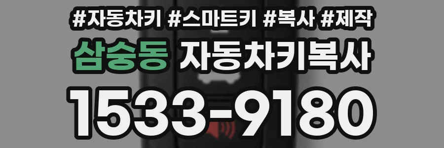 삼숭동 자동차키복사