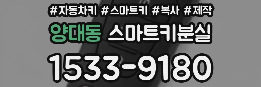 양대동 스마트키분실
