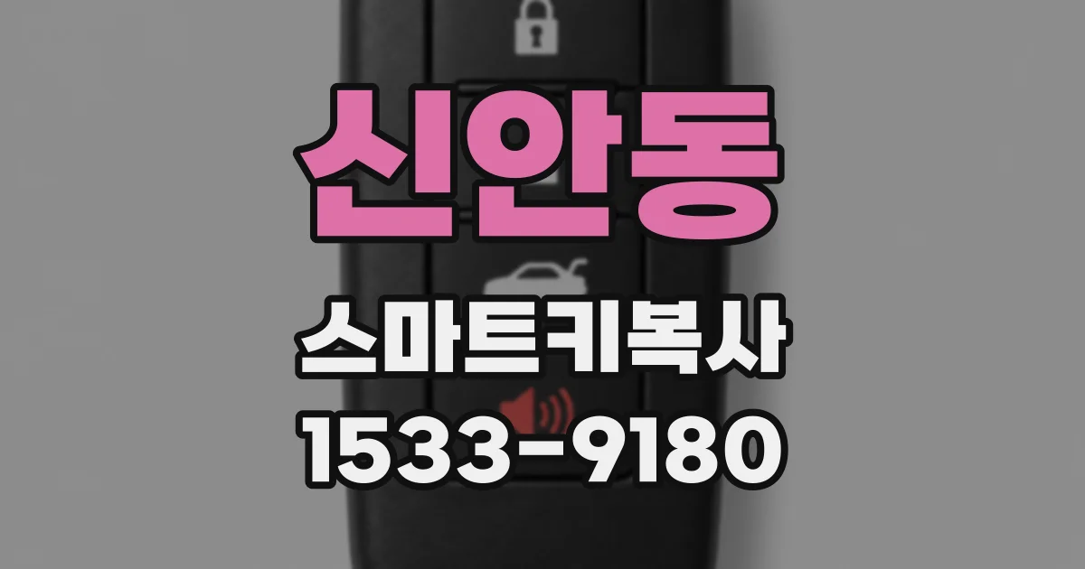 신안동 스마트키복사