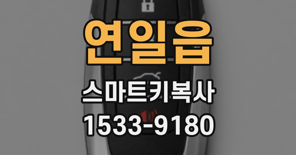 연일읍 스마트키복사