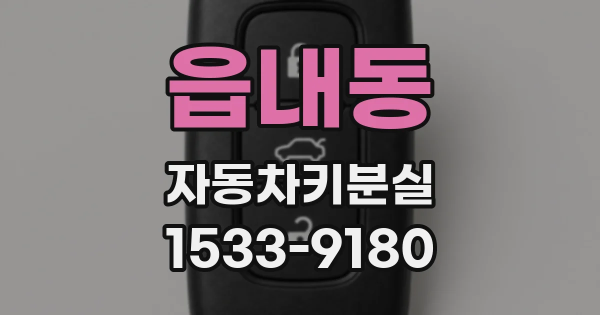 읍내동 자동차키분실