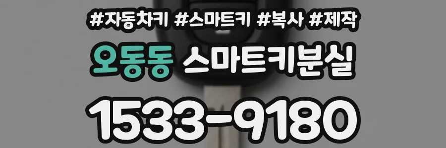 오동동 스마트키분실