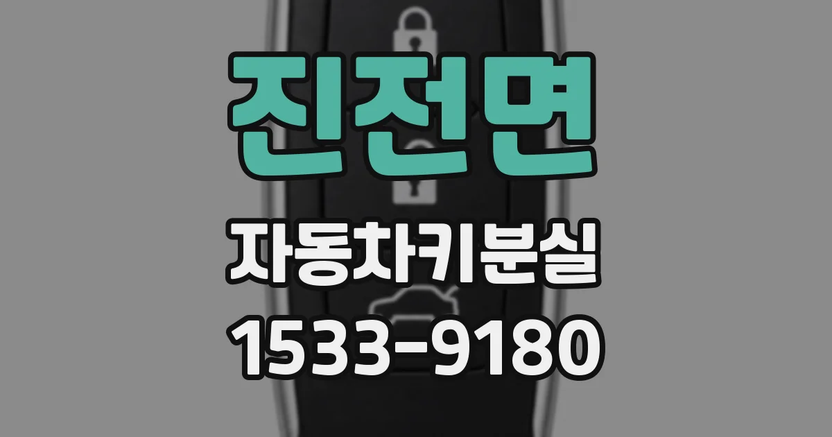 진전면 자동차키분실