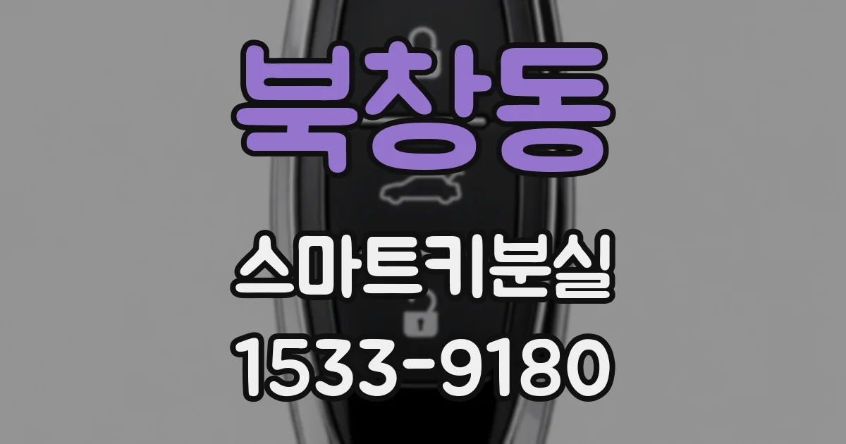 북창동 스마트키분실