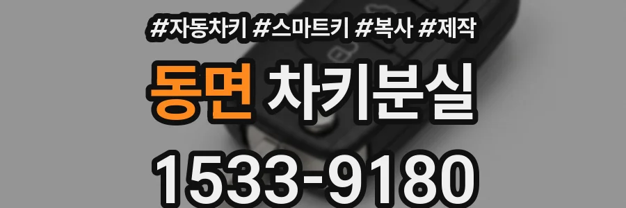 동면 차키분실