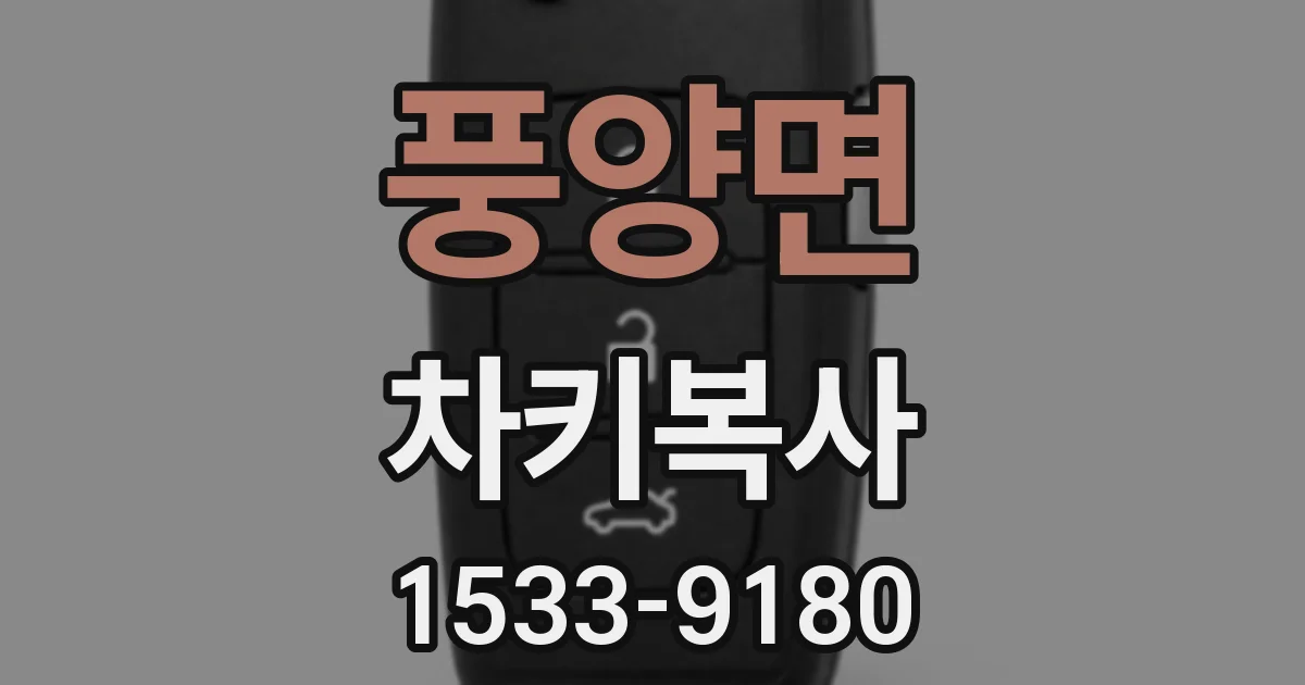 풍양면 차키복사