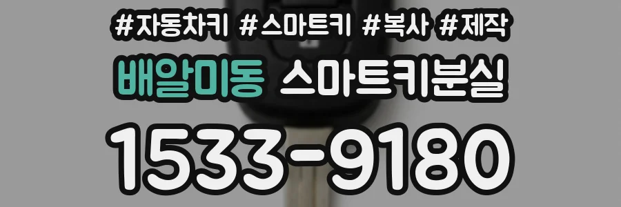 배알미동 스마트키분실