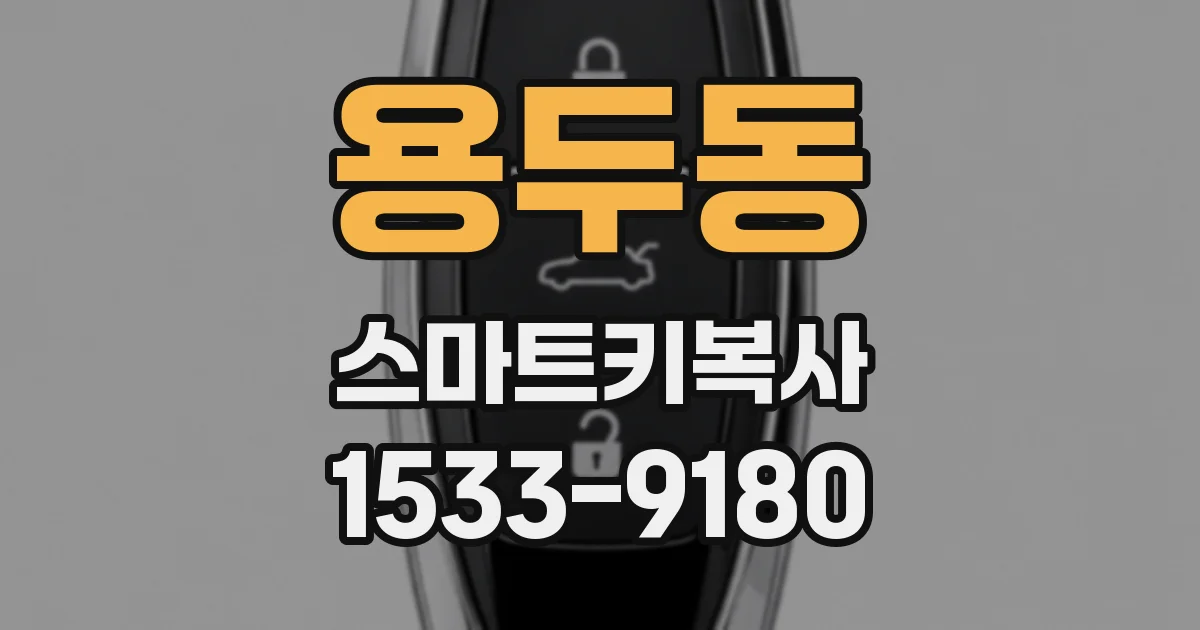 용두동 스마트키복사
