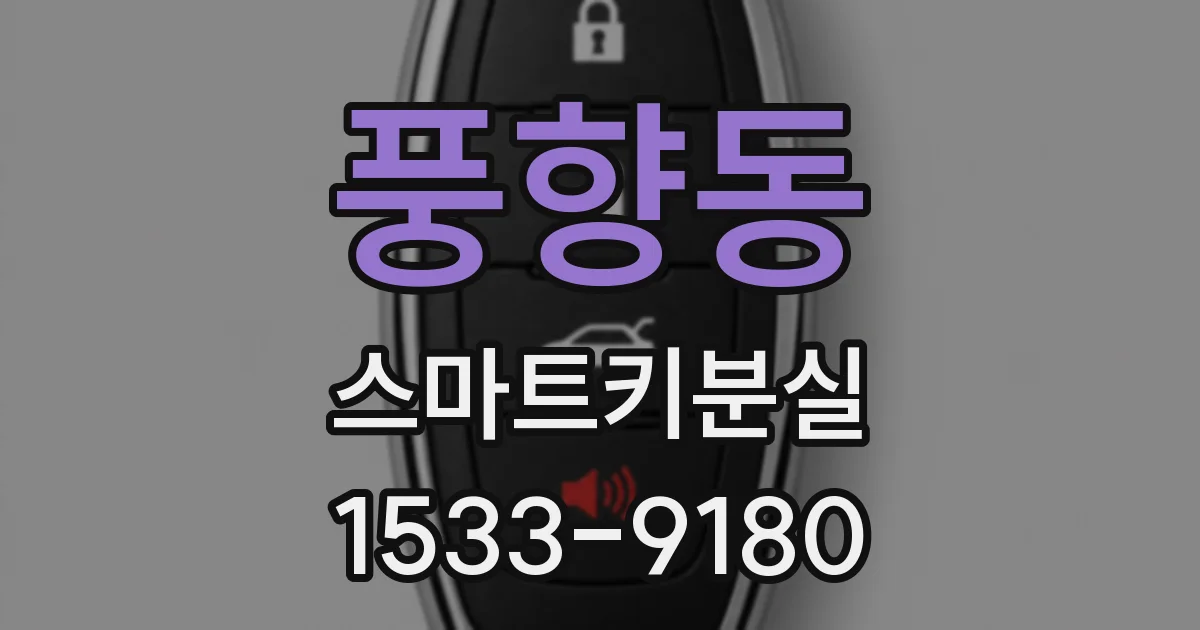 풍향동 스마트키분실