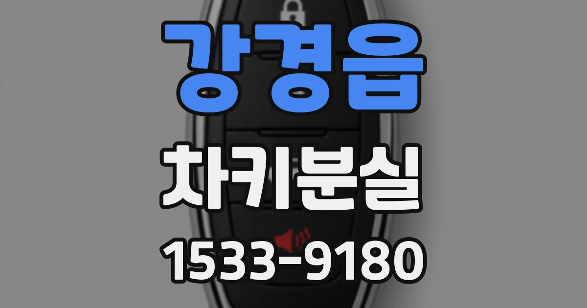 강경읍 차키분실