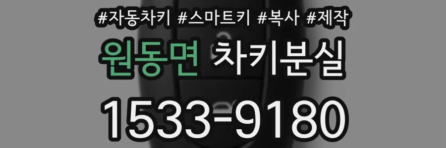 원동면 차키분실