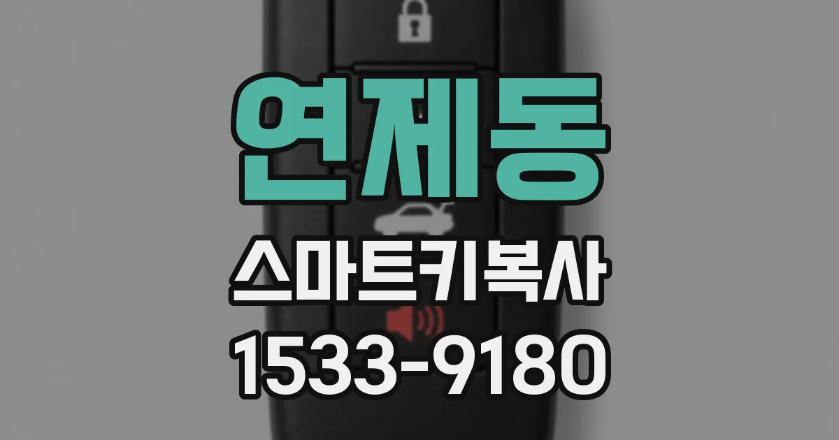 연제동 스마트키복사