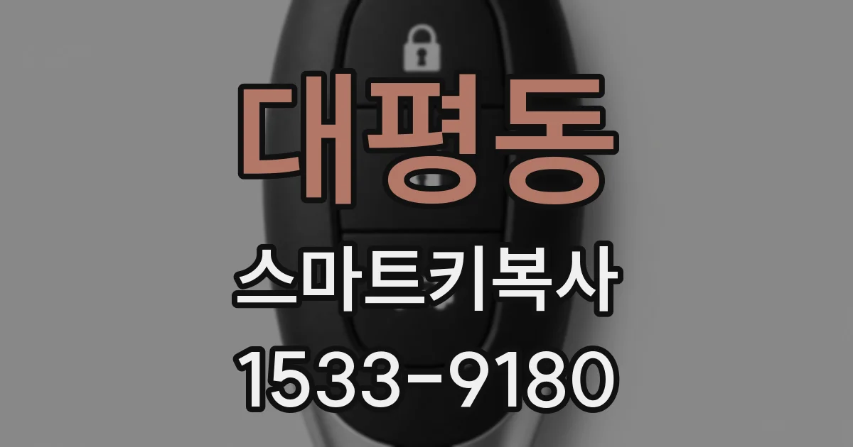 대평동 스마트키복사