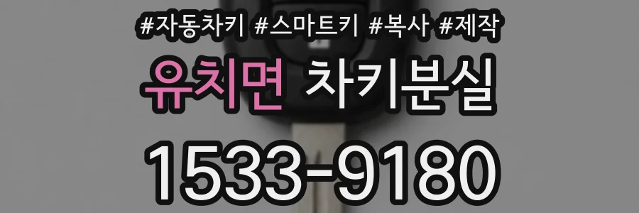 유치면 차키분실