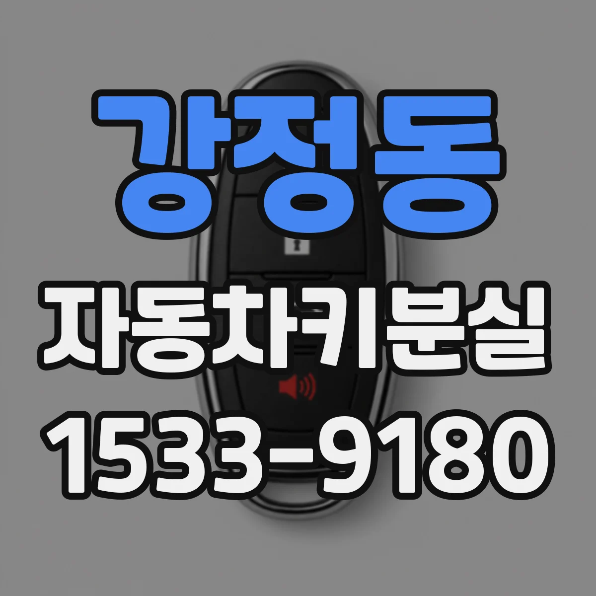 강정동 자동차키분실