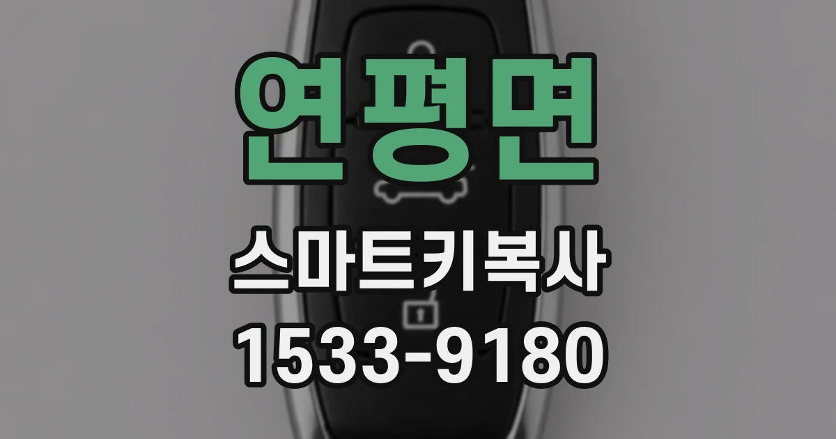 연평면 스마트키복사