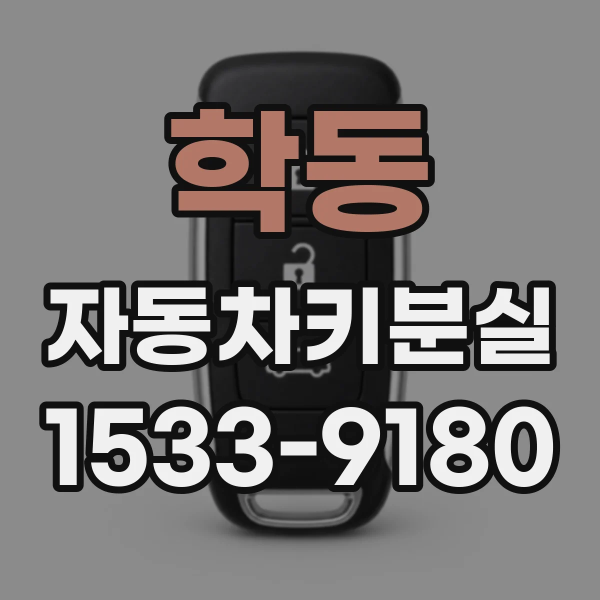 학동 자동차키분실